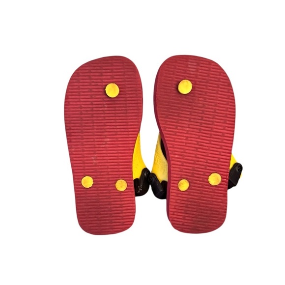 Disney Baby Havaianas Mickey Mouse Print Thong Flip Flops Size US 8C - Picture 4 of 4